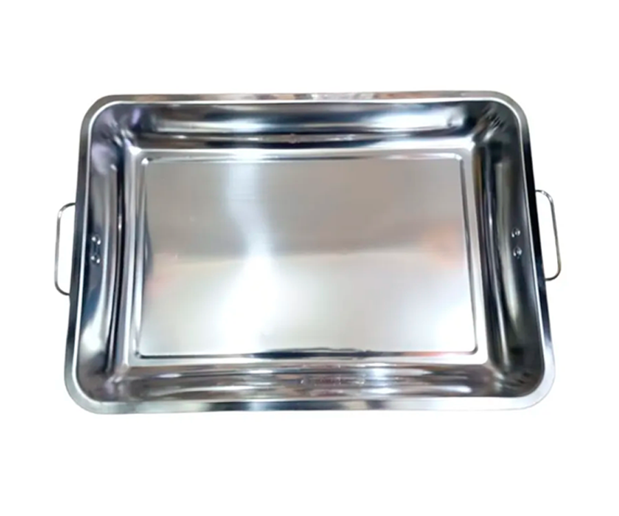 Asadera acero sólido plano 50*35