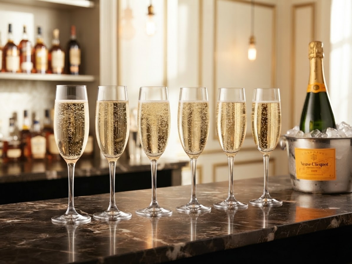 Copa Champagne  X 6 PCS JX-G1807
