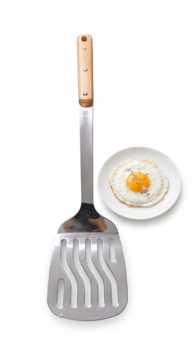 Espátula con mango madera