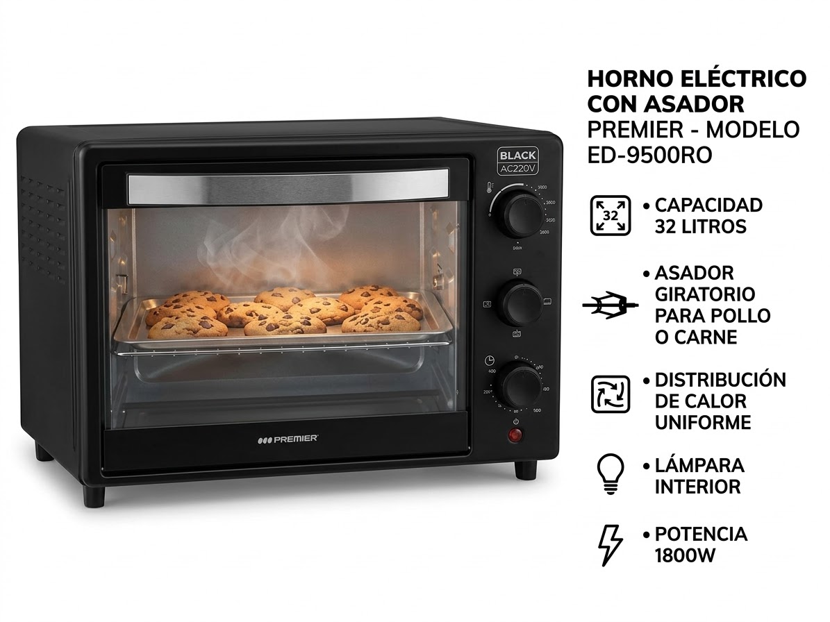Horno eléctrico AC 220V 32L