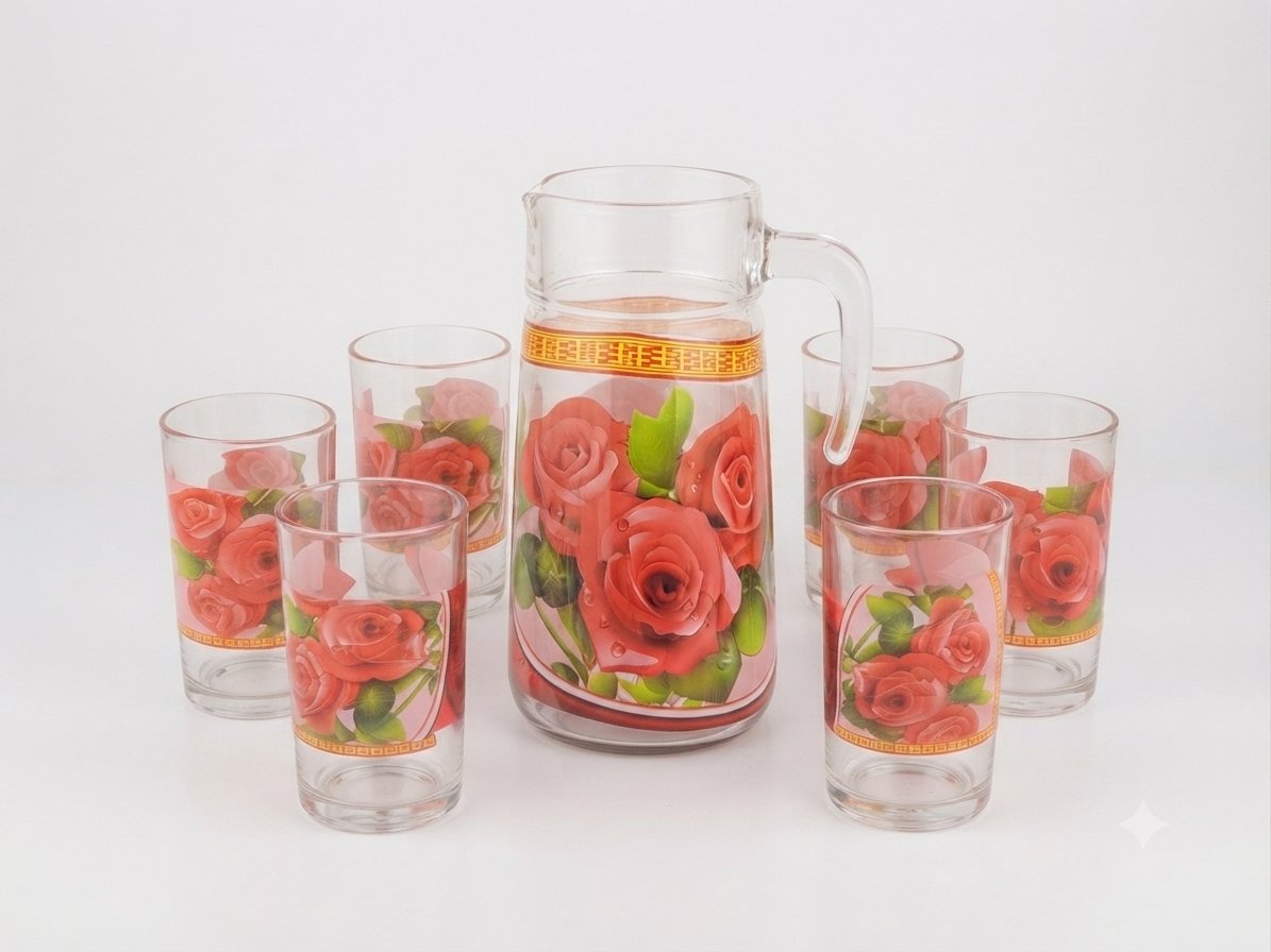 Jarra con vasos 