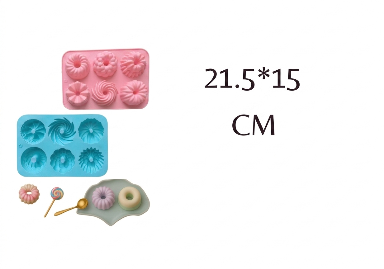 Molde chocoflanes variados*6