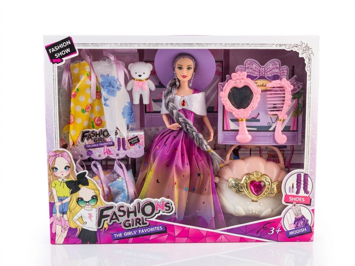 Muñeca fashions con sombrero 