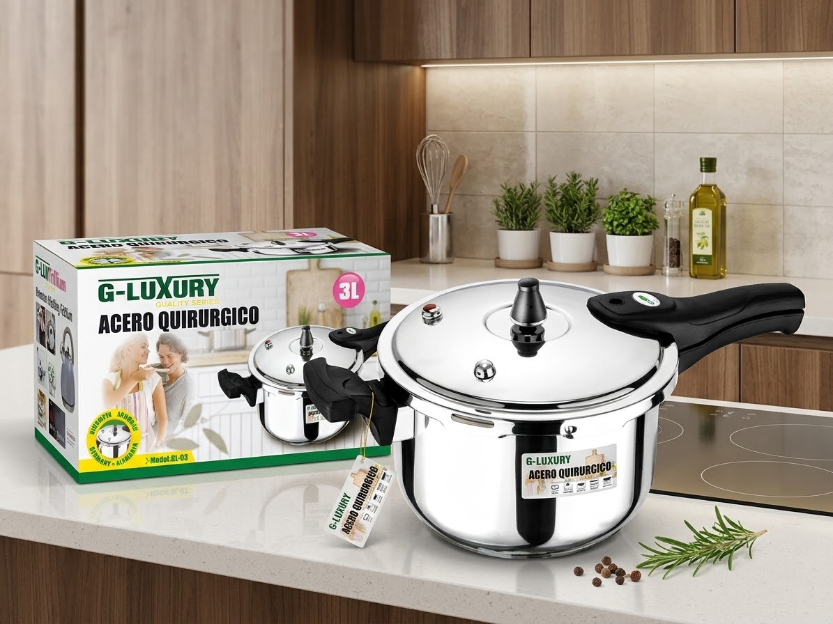 Olla a presión de 3L acero quirúrgico G-LuXury