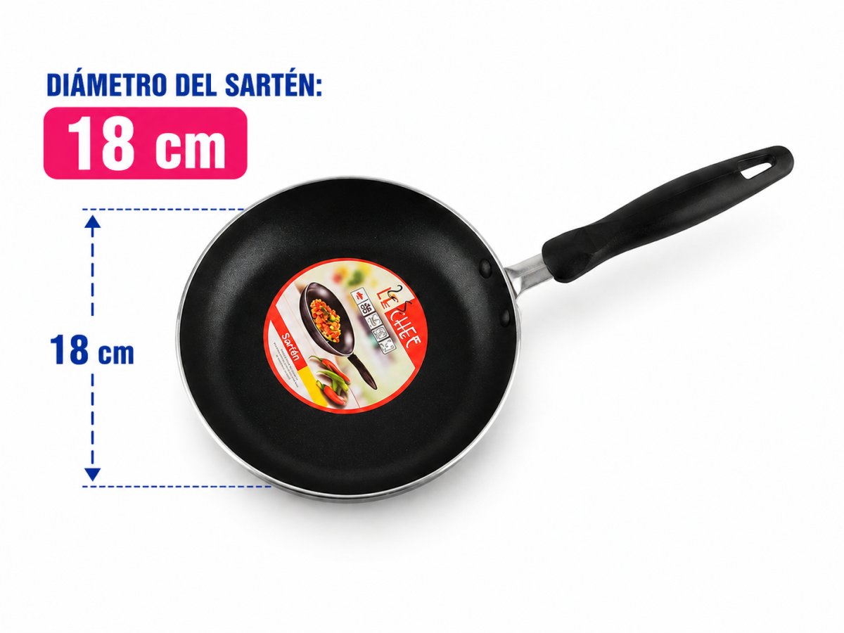 Sartén LECHEF NRO 18