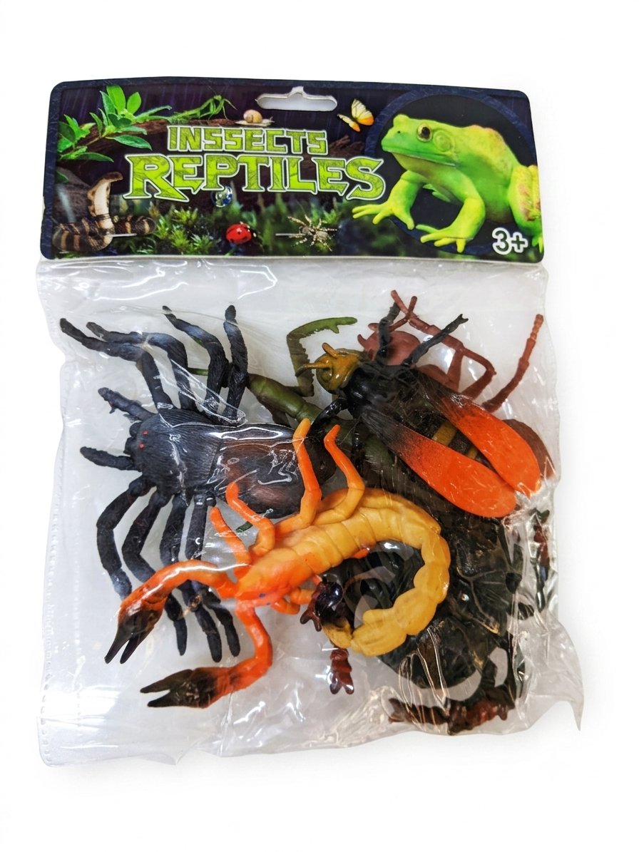 Set de insectos reptiles 