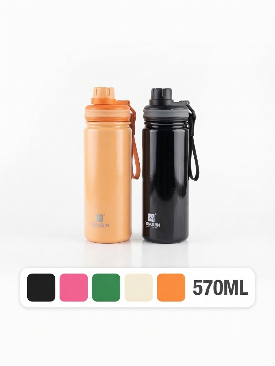 Termo acero penguin 570 ML rosca