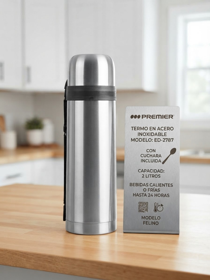 Termo premier en acero 2 L